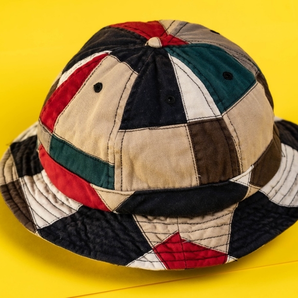 帽子 Supreme Patchwork Madras S Logo 6-Panel Supreme Patchwork Madras S Logo 6-Panel (SS19) - $48